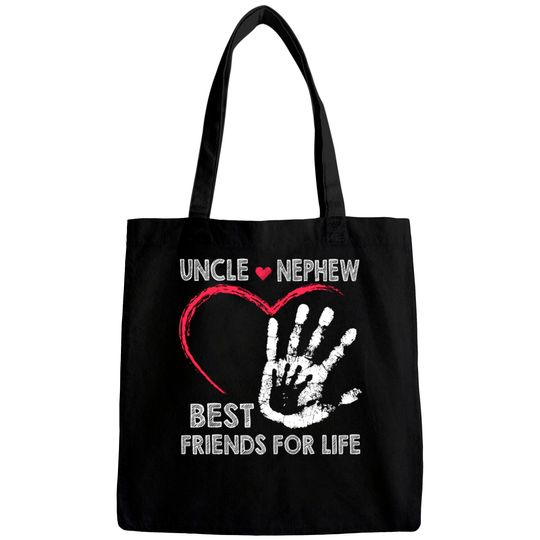 Uncle and nephew best friends for life Bags