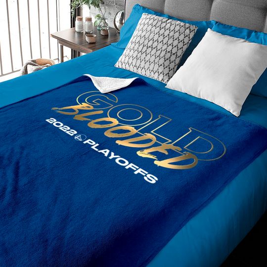 Gold blooded Warriors Baby Blankets