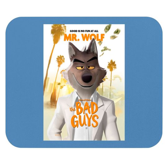 The Bad Guys Movie 2022, Mr Wolf  Classic Mouse Pads