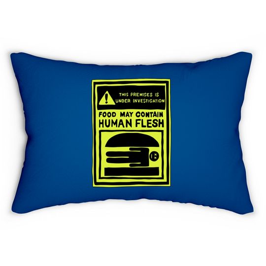 May Contain Human Flesh - Bobsburgers - Lumbar Pillows