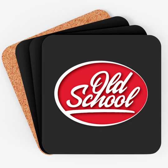 Old School logo - Old School - Coasters