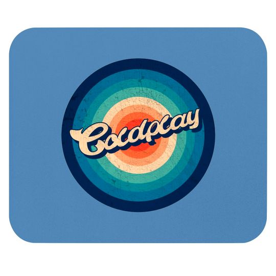 Coldplay - VINTAGE CIRCLE - Vintage Circle - Mouse Pads