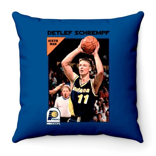 Detlef Sixth Man Schrempf - Basketball - Throw Pillows