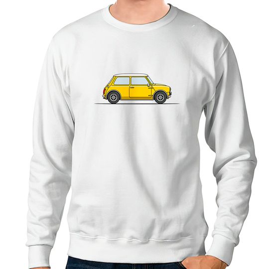 Classic Mini Cooper - Yellow - Mini - Sweatshirts