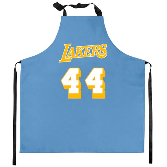 Jerry West Jersey - Jerry West - Kitchen Aprons