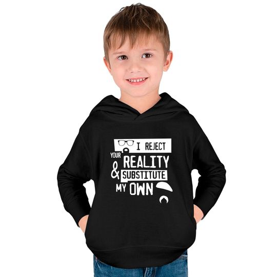 TSHIRT - I reject your reality - Mythbusters - Kids Pullover Hoodies