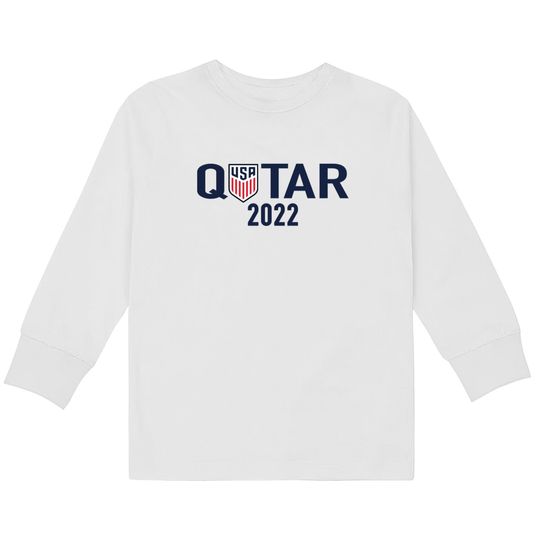 Qatar 2022 World Cup USA - Usa Soccer -  Kids Long Sleeve T-Shirts