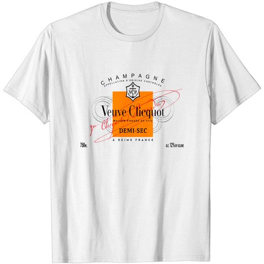 Champagne Veuve Rose Pullover T-Shirt, Champagne Tennis Club Shirt, Orange Champagne Ros Label, Vintage Style Tennis Tee