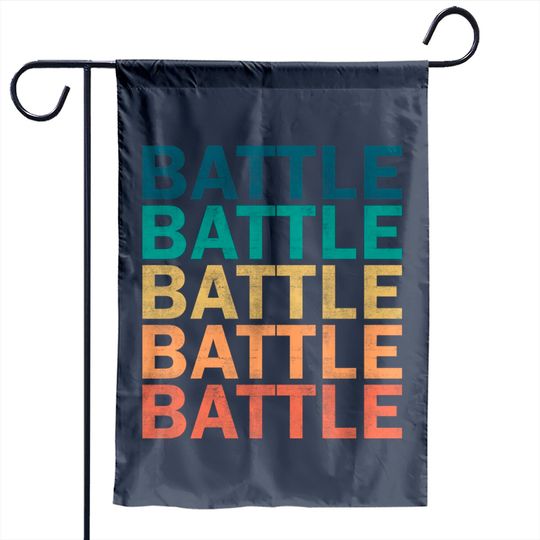 Battle Name Garden Flag - Battle Vintage Retro Name Gift Item Garden Flag - Battle - Garden Flags