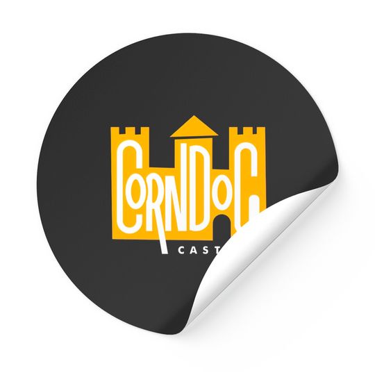 Corn Dog Castle — Yellow - Disney - Stickers