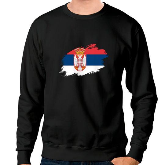 Serbia Serbian flag Sweatshirts