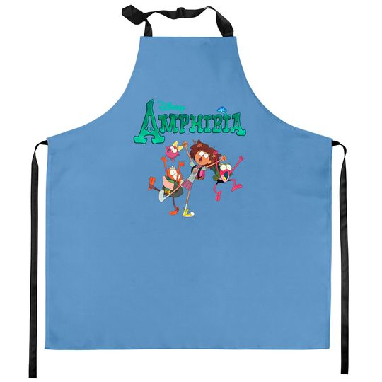 Disney Amphibia Kitchen Aprons All Characters, Disney Characters Kitchen Apron, Matching Kitchen Apron, Disney World Kitchen Apron, Disneyland Kitchen Apron.