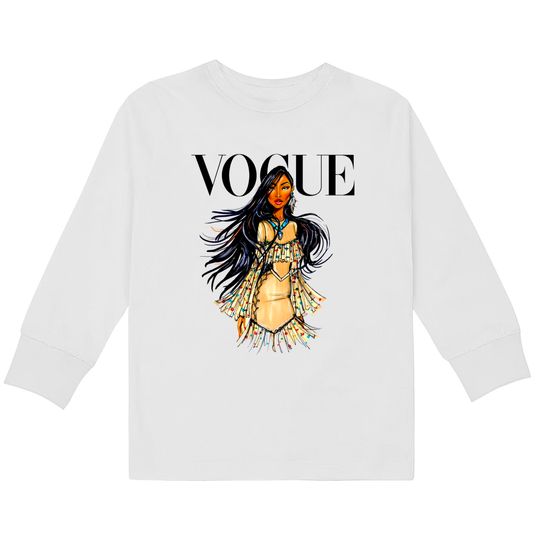 Princess Pocahontas  Kids Long Sleeve T-Shirts