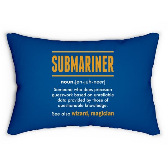 Submariner Wizard Magician Lumbar Pillows