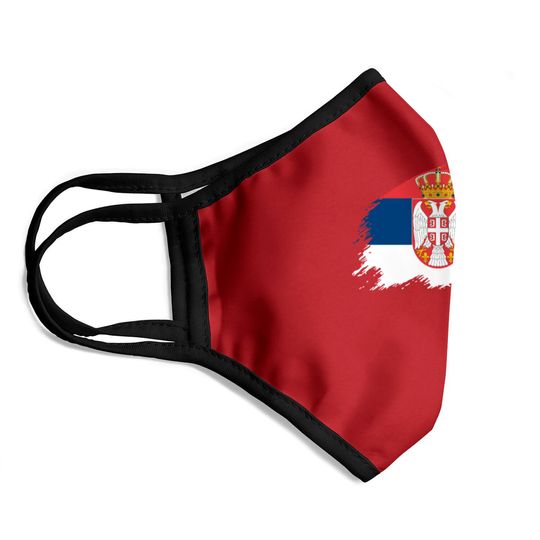 Serbia Serbian flag Face Masks
