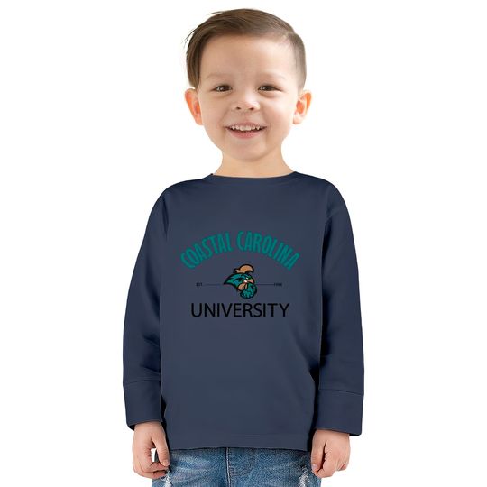 Coastal Carolina University Chanticleer  Kids Long Sleeve T-Shirts