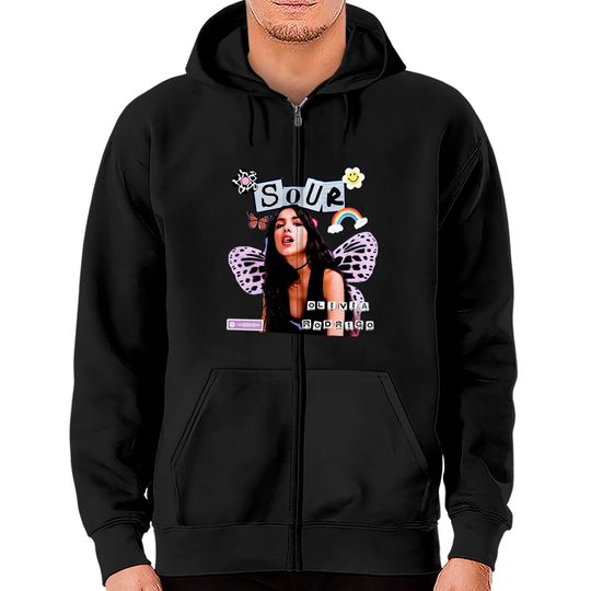Olivia Sour Album Shirt, Olivia Rodrigo Sour Tour 2022, Music Zip Hoodies