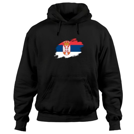 Serbia Serbian flag Hoodies