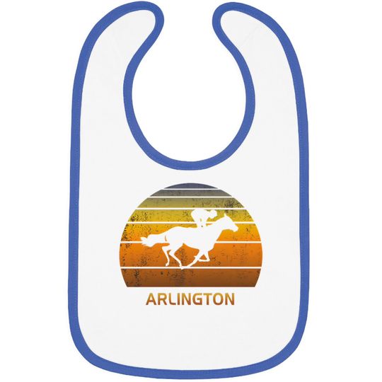 Retro Arlington Illinois Horse Racing Park Bib Bibs