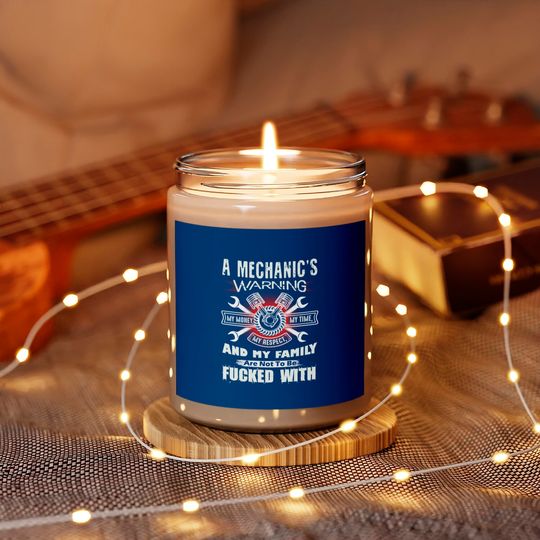 Mechanic's Warning Scented Candles