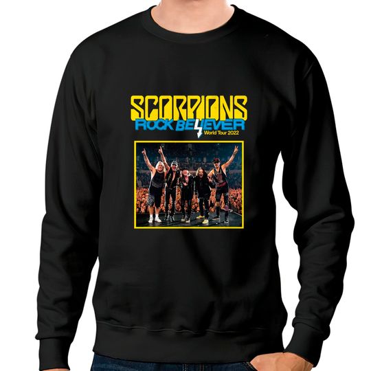 Scorpions Rock Believer World Tour 2022 Shirt, Scorpions Shirt, Concert Tour 2022 Sweatshirts, Scorpions Band Sweatshirts