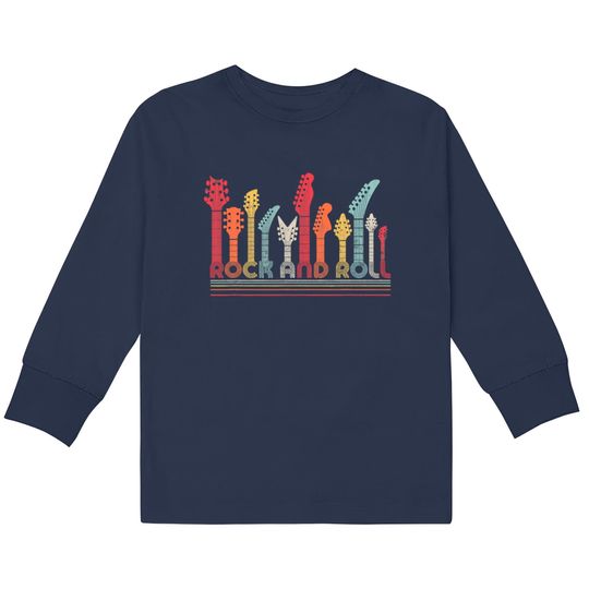 Rock And Roll  Kids Long Sleeve T-Shirts