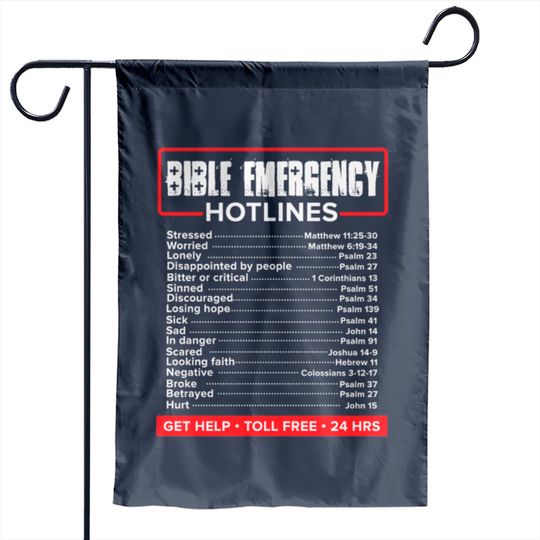 Bible Emergency Hotlines For Christian