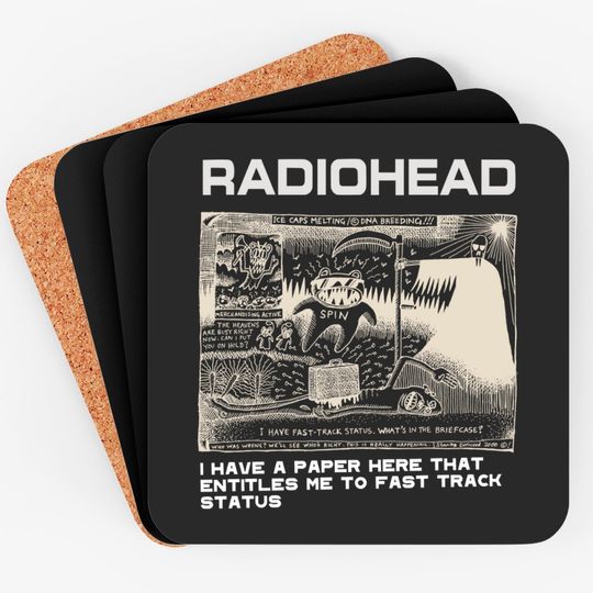 Radiohead Coasters