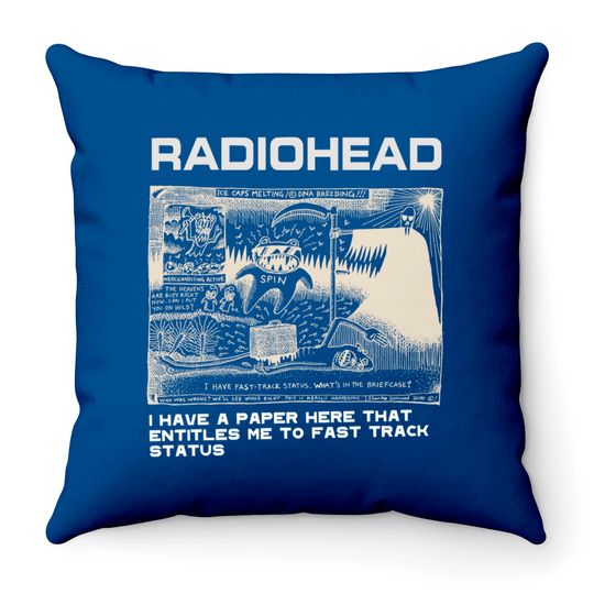 Radiohead Throw Pillows