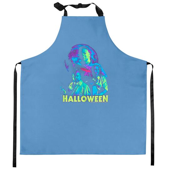 Michael Myers Horror Movie Dr. Loomis Laurie Kitchen Aprons
