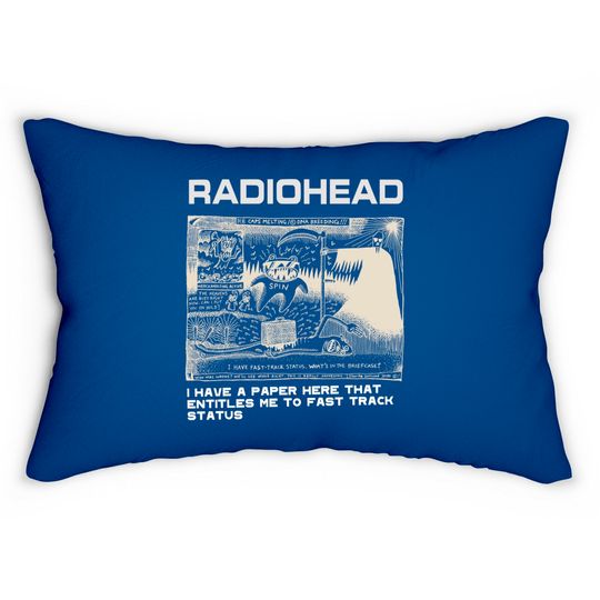 Radiohead Lumbar Pillows