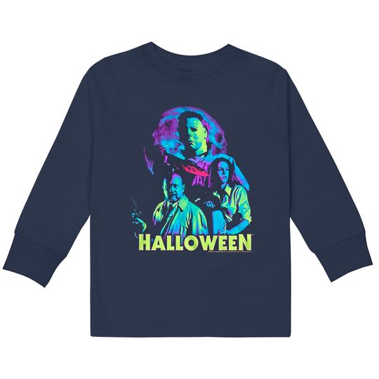 Michael Myers Horror Movie Dr. Loomis Laurie  Kids Long Sleeve T-Shirts