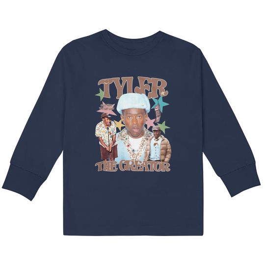 Tyler The Creator Unisex  Kids Long Sleeve T-Shirts, Vintage Bootleg Graphic Tee