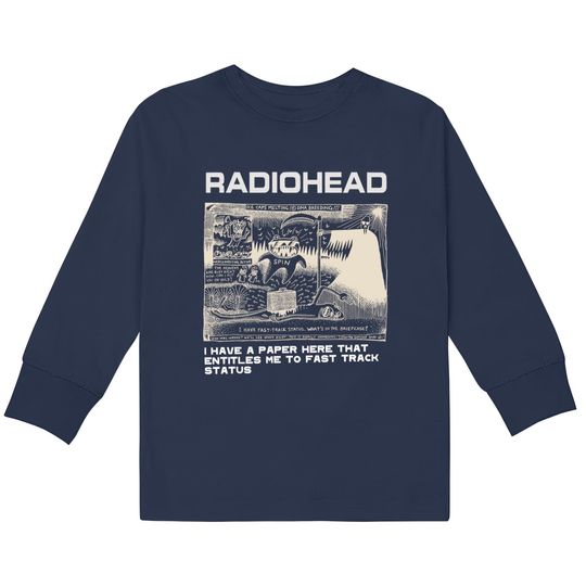 Radiohead  Kids Long Sleeve T-Shirts