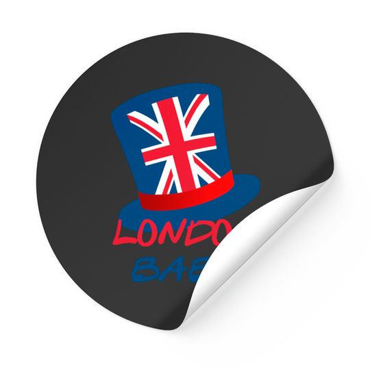Joey s London Hat London Baby Stickers