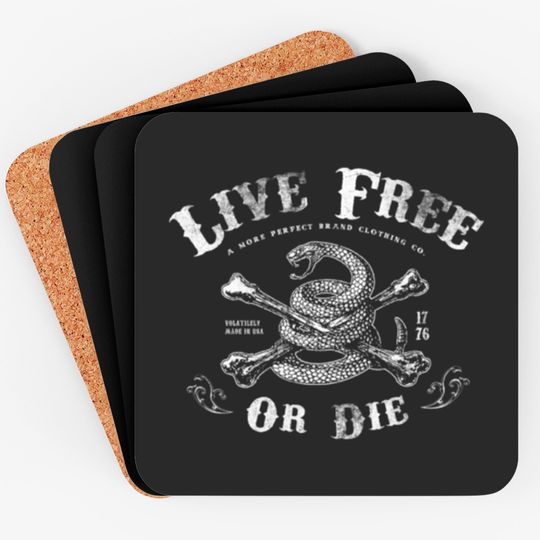 Live Free or Die 02 Coasters