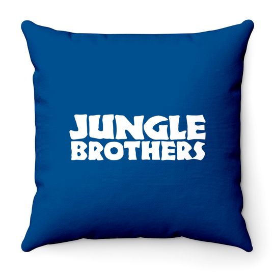 Jungle Brothers Throw Pillows