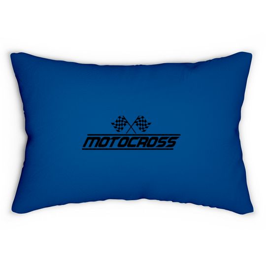 Moto Cross Motocross Driver Motorcycle Motocrosser Lumbar Pillows
