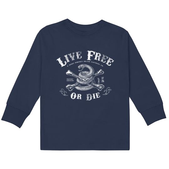 Live Free or Die 02  Kids Long Sleeve T-Shirts