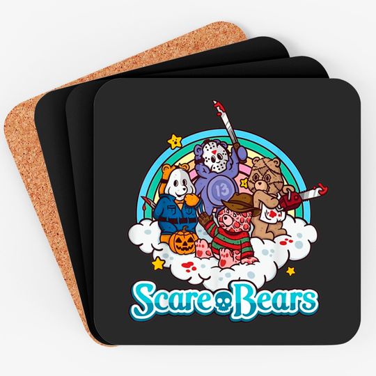 HalloweenJasonAndFriends Scare Bears Coaster Coasters