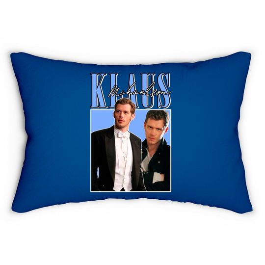 Klaus Mikaelson 90s Vintage Lumbar Pillow