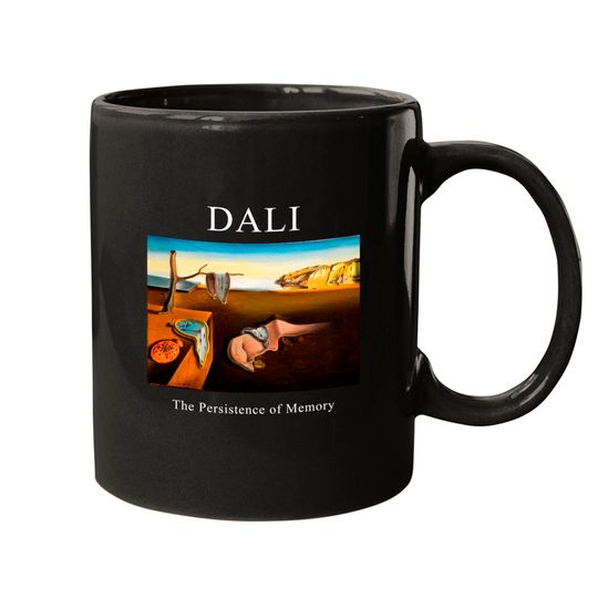 Dali The Persistence of Memory Mug -art Mug,art clothing,aesthetic Mug,aesthetic clothing,salvador dali Mug,dali Mug,dali Mugs