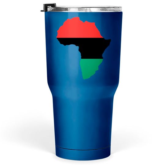 Red, Black & Green Africa Flag Tumblers 30 oz