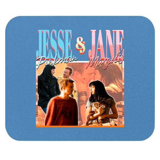 RETRO Jesse Pinkman jane Margolis, Couple Mouse Pads,Vintage Jesse Pinkman Mouse Pads Retro | Breaking Bad Mouse Pads