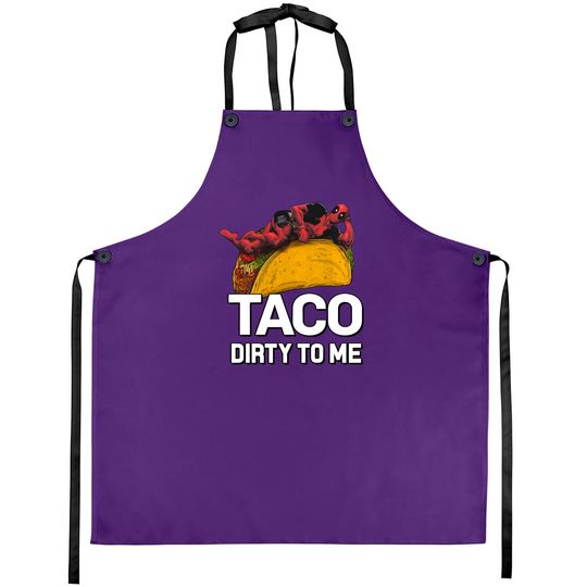 Marvel Deadpool Taco Dirty to Me Racerback Aprons