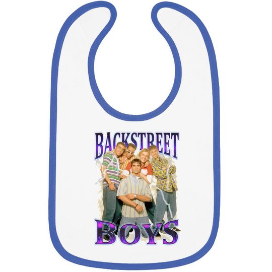 Backstreet Boys Bibs, Vintage 90s Music Bibs