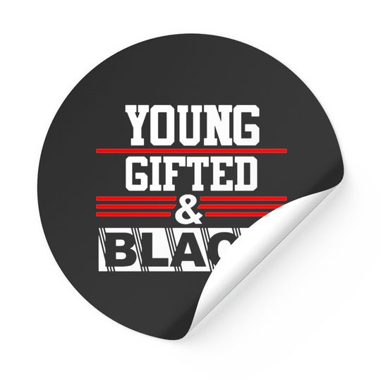 Young Gifted & Black Juneteenth History Month Stickers