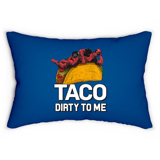 Marvel Deadpool Taco Dirty to Me Racerback Lumbar Pillows