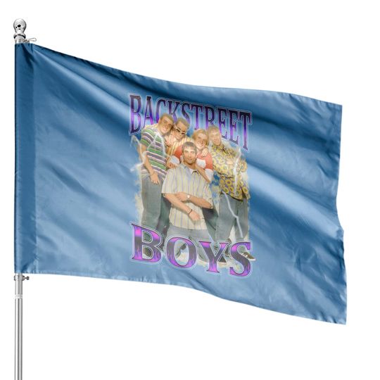 Backstreet Boys House Flags, Vintage 90s Music House Flags
