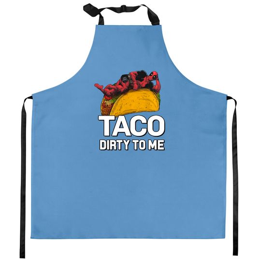 Marvel Deadpool Taco Dirty to Me Racerback Kitchen Aprons